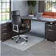 Deflecto EconoMat Chair Mat - Carpeted Floor - 48" Length x 36" Width x 62.5 mil Thickness - Rectangular - Polycarbonate - Clear