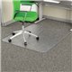 Deflecto EconoMat Chair Mat - Commercial, Carpet - 60" Length x 46" Width x 0.10" Thickness - Rectangular - Clear - 1Each