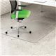 Deflecto Earth Source Hard Floor Chair Mat - Hard Floor - 53" Length x 45" Width x 0.10" Thickness - Lip Size 12" Length x 25" W