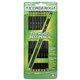 Ticonderoga Pre-Sharpened Wood-Cased Pencils - 2HB Lead - Graphite Lead - Black Wood Barrel - 10 / Pack