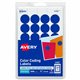Avery Print/Write Self-Adhesive Removable Labels, 0.75 Inch Diameter, Dark Blue, 1,008 per Pack (5469) - 4" Height x 6" Width - 