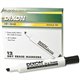 Ticonderoga Dry Erase Markers - Broad, Fine Marker Point - Chisel Marker Point Style - Black - 1 Dozen