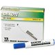 Ticonderoga Dry Erase Markers - Broad, Fine Marker Point - Chisel Marker Point Style - Blue - 1 Dozen