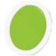 Prang Oval-Pan Watercolors Refill - 1 Dozen - Yellow Green
