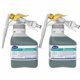 Diversey Crew Restroom Disinfectant Cleaner - 50.7 fl oz (1.6 quart) - Fresh Scent - 2 / Carton - Deodorize, Rinse-free - Green