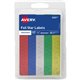 Avery Assorted Foil Star Labels - Learning Theme/Subject - Star Shape - Permanent Adhesive - 0.50" Height - Red, Blue, Silver, G