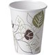 Dixie Pathways 12 oz Paper Hot Cups By GP Pro - 50 / Pack - White - Paper - Hot Drink