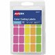 Avery Color-Coding Removable Labels, 1/2" x 3/4" , Assorted Neon Colors, Non-Printable, 525 Blank Labels Total (6721) - Avery Re