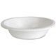 Dixie Basic 12 oz Lightweight Disposable Paper Bowls by GP Pro - Microwave Safe - White - Paper Body - 125 / Pack