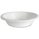 Dixie Basic 12 oz Lightweight Disposable Paper Bowls by GP Pro - 125 / Pack - Microwave Safe - White - Paper Body - 8 / Carton