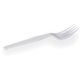 Dixie Medium-weight Disposable Forks Grab-N-Go by GP Pro - 1000/Carton - White