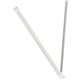 Dixie Jumbo Wrapped Straws by GP Pro - 7.5" Length - Plastic - 500 Straws/Box - 2000 / Carton - Clear, Translucent